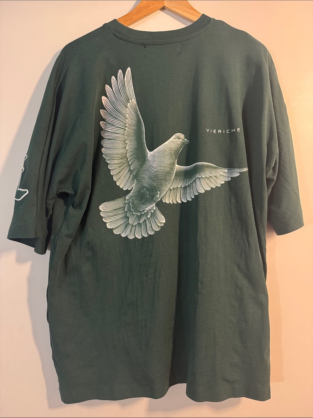 RARE Vie + Riche Forest Green Heavyweight Graphic Tee